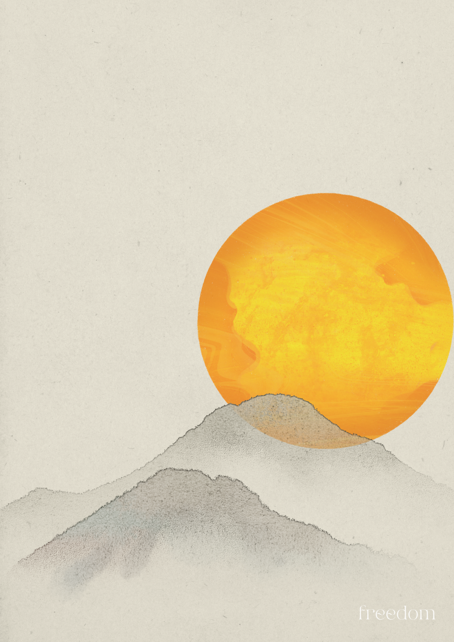 Kunstdrucke mit minimalistischen Motiven in warmem Licht, die Ruhe und Klarheit ausstrahlen.